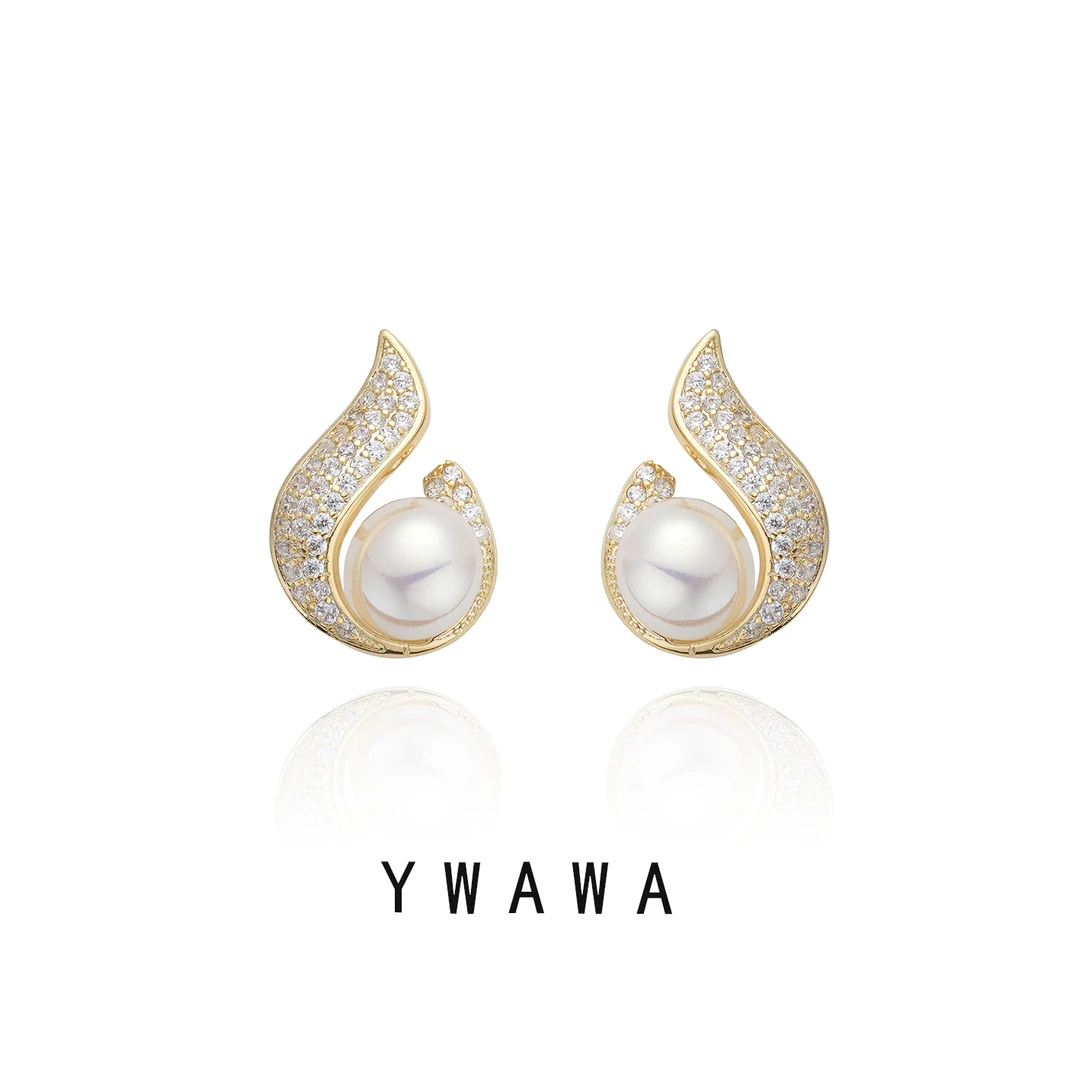 铜合金耳饰 铜合金耳饰 0555一生钟爱气质小众设计网红时尚耳钉