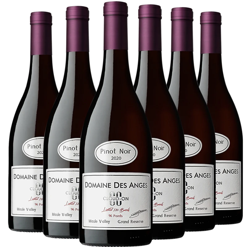 智利中央山谷产区云汇特级珍藏红酒黑皮诺橡木桶窖藏干红葡萄酒