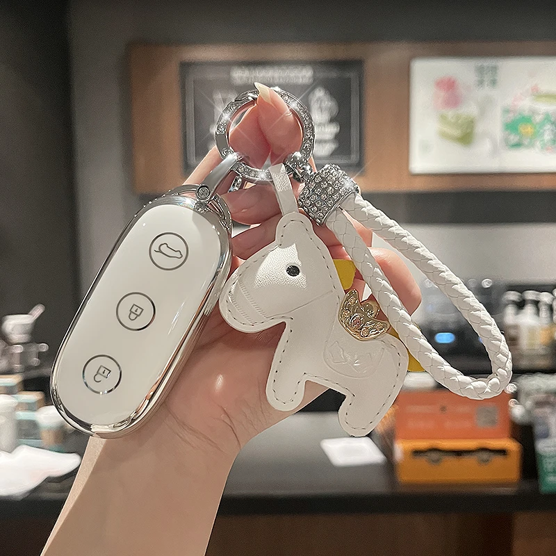 24款理想L6钥匙套L7保护L8高档L9车壳pro高级感用品配件扣男女包