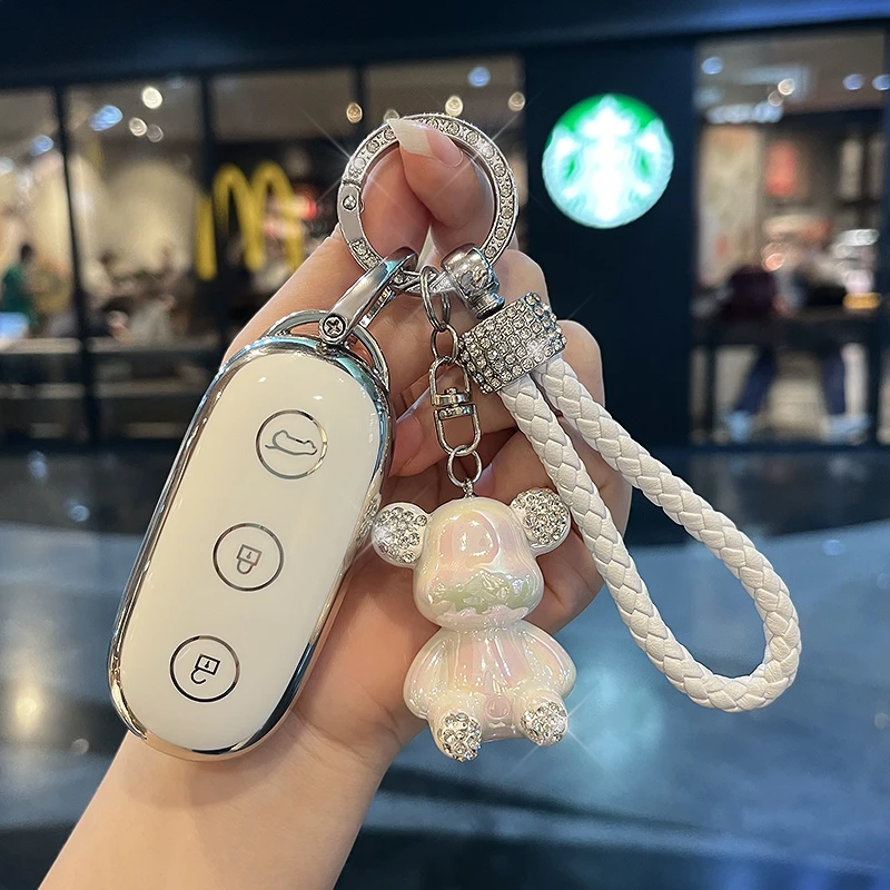 专用理想L6钥匙套L8车2024款L7包L9理想one男女锁匙扣壳新款用品