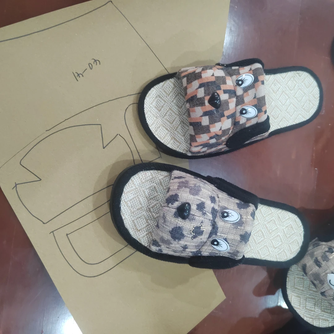 狗狗鱼嘴拖鞋样不是成品鞋牛皮纸样满五十元包邮偏远地区不包邮