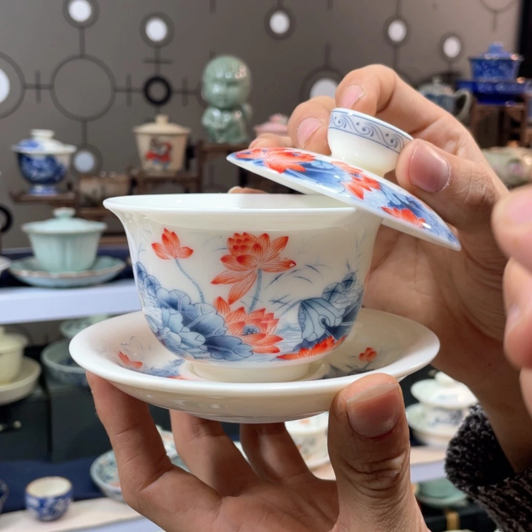 【闪购商品】陶瓷盖碗