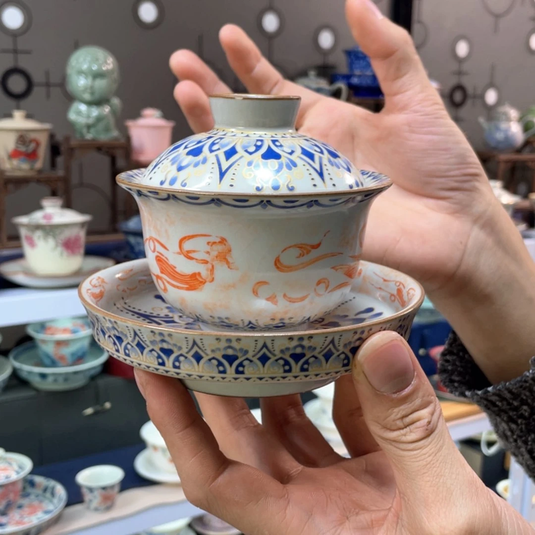 【闪购商品】陶瓷盖碗