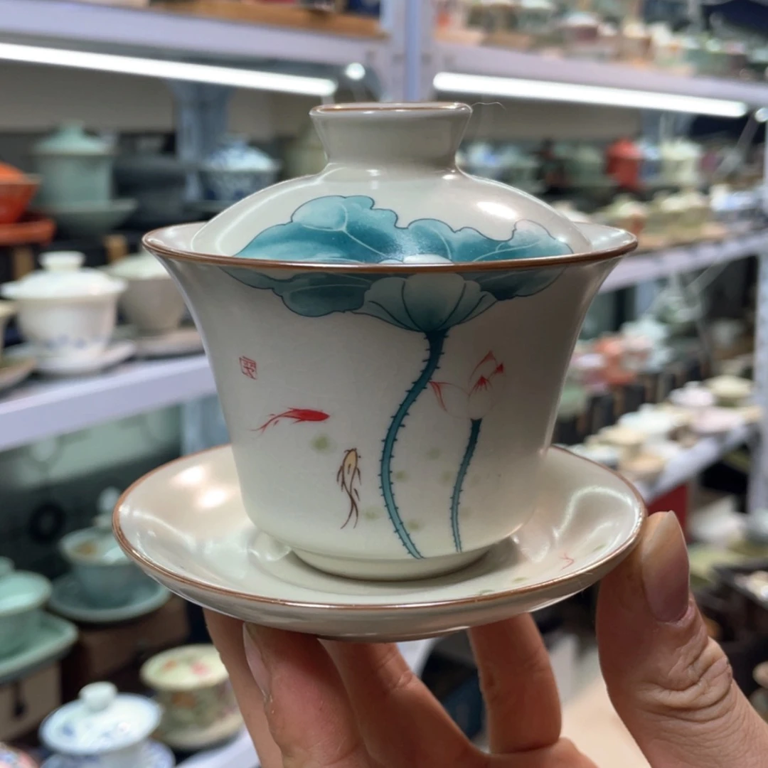 【闪购商品】陶瓷盖碗