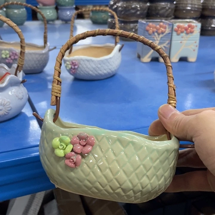 陶瓷20CM以下12*10.5*6绿