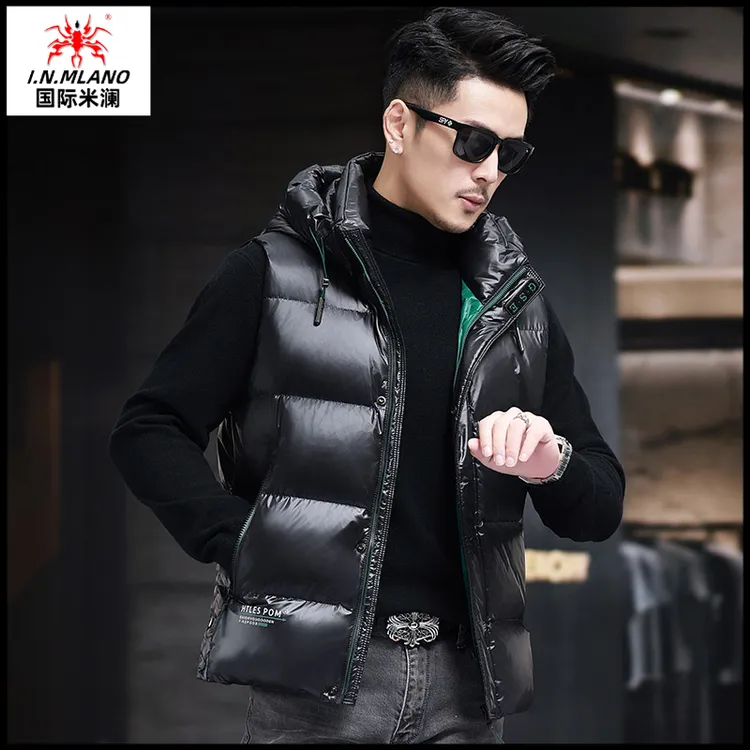 羽绒马甲男士秋冬季2025新款爆款潮流背心外套保暖马夹坎肩羽绒服