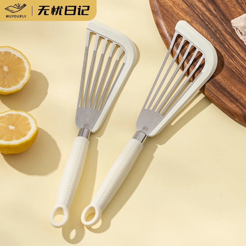 无忧日记蝴蝶铲硅胶锅铲不粘锅专用厨房家用煎鱼煎饼煎牛排蝴蝶铲