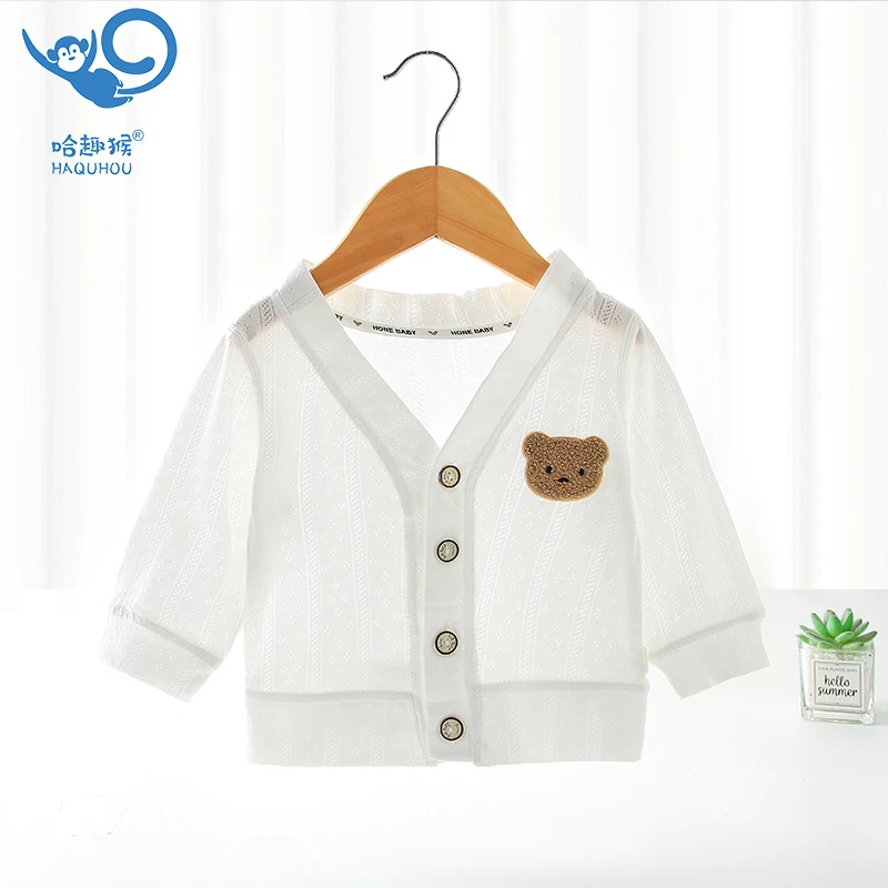 婴幼儿夏季薄款小开衫宝宝洋气外出休闲薄款透气防晒小开衫婴儿衣