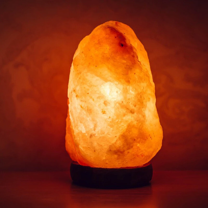 【弥陀宝宝】喜马拉雅水晶盐灯卧室灯巴基斯坦天然岩石风水摆件