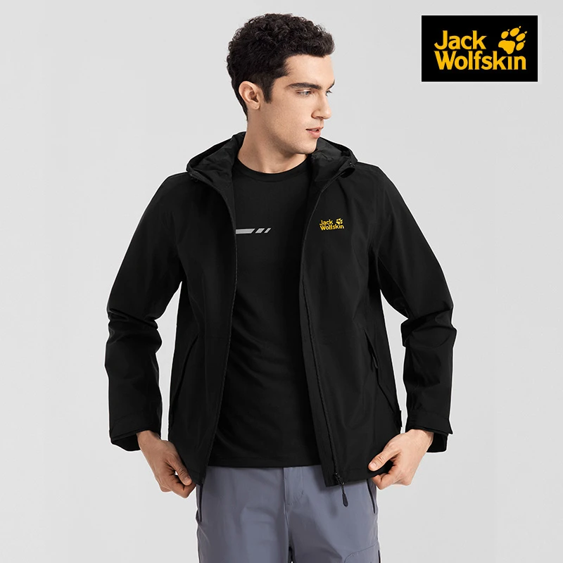 JackWolfskin狼爪男户外防水透气舒适运动登山防泼水夹克5122011