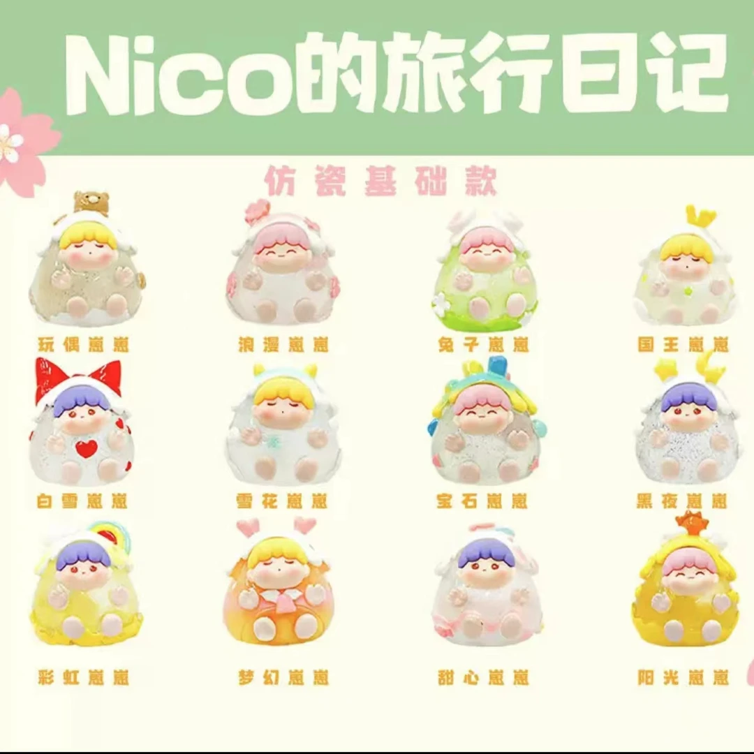 nico旅行日记萌粒潮玩盲盒