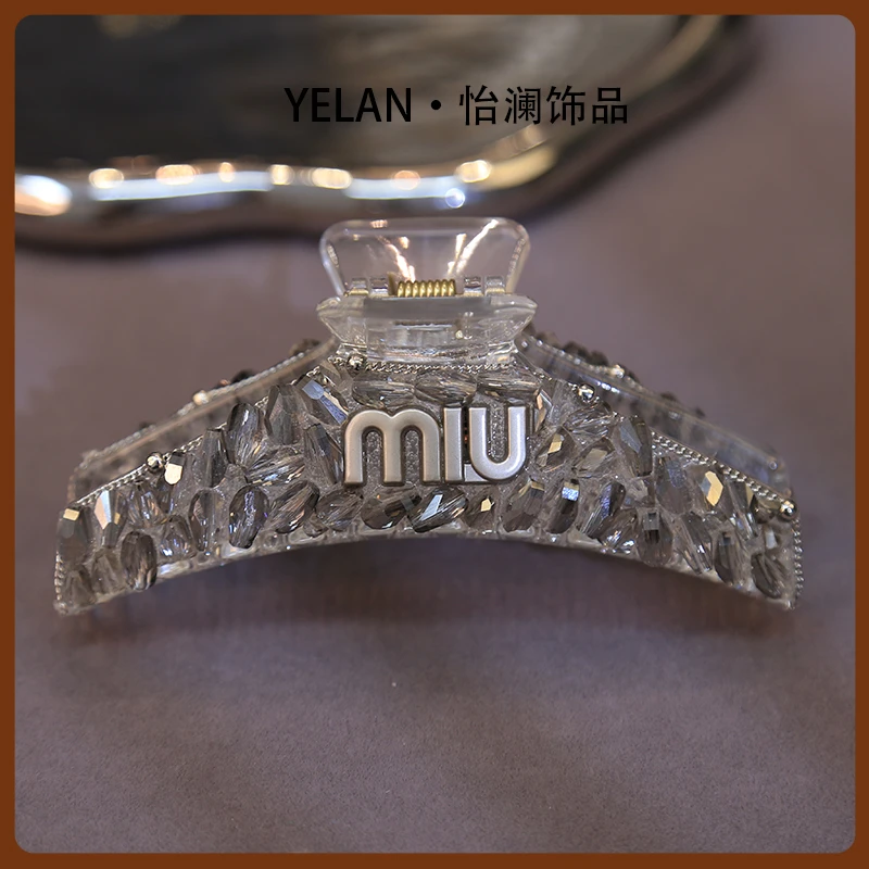 钨合金发饰 设计师款抓夹8444
