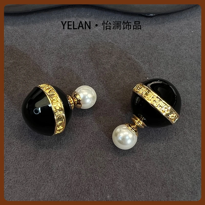 铜合金耳饰 高端设计师款耳钉~8983