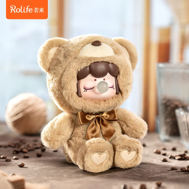【毛绒小熊端盒】若来rolife毛绒小熊nanci节日礼物盲盒圣诞送人