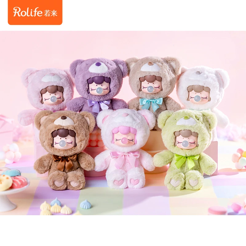 【达人专属】若来rolife毛绒小熊nanci单盒可爱礼物圣诞送人