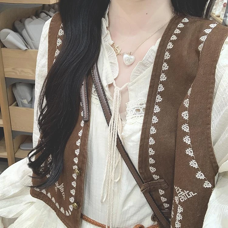 新中式国风连衣裙女秋两件套小个子复古气质绝美仙女温柔初恋裙子