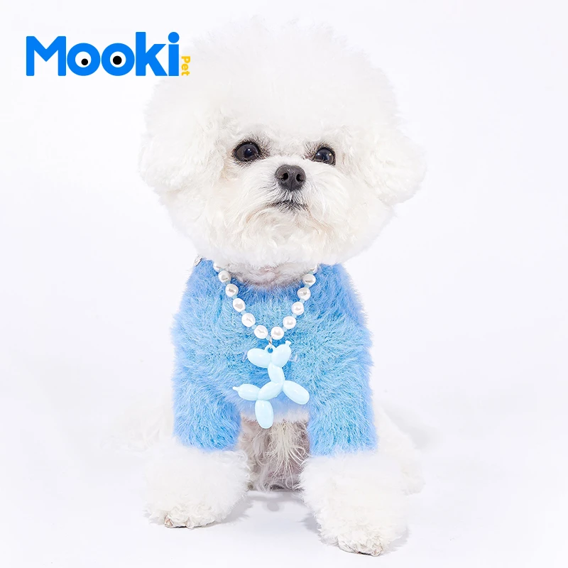 mookipet宠物狗狗猫咪比熊新年项链马尔济斯小型犬项圈装饰品可爱