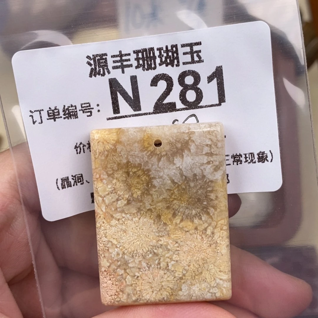 硅化玉颈饰未镶嵌超****?