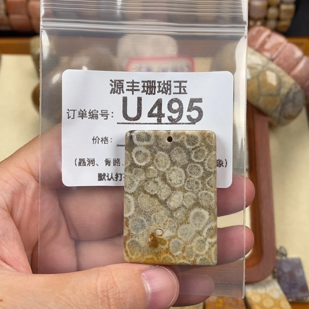 硅化玉颈饰未镶嵌@***哥