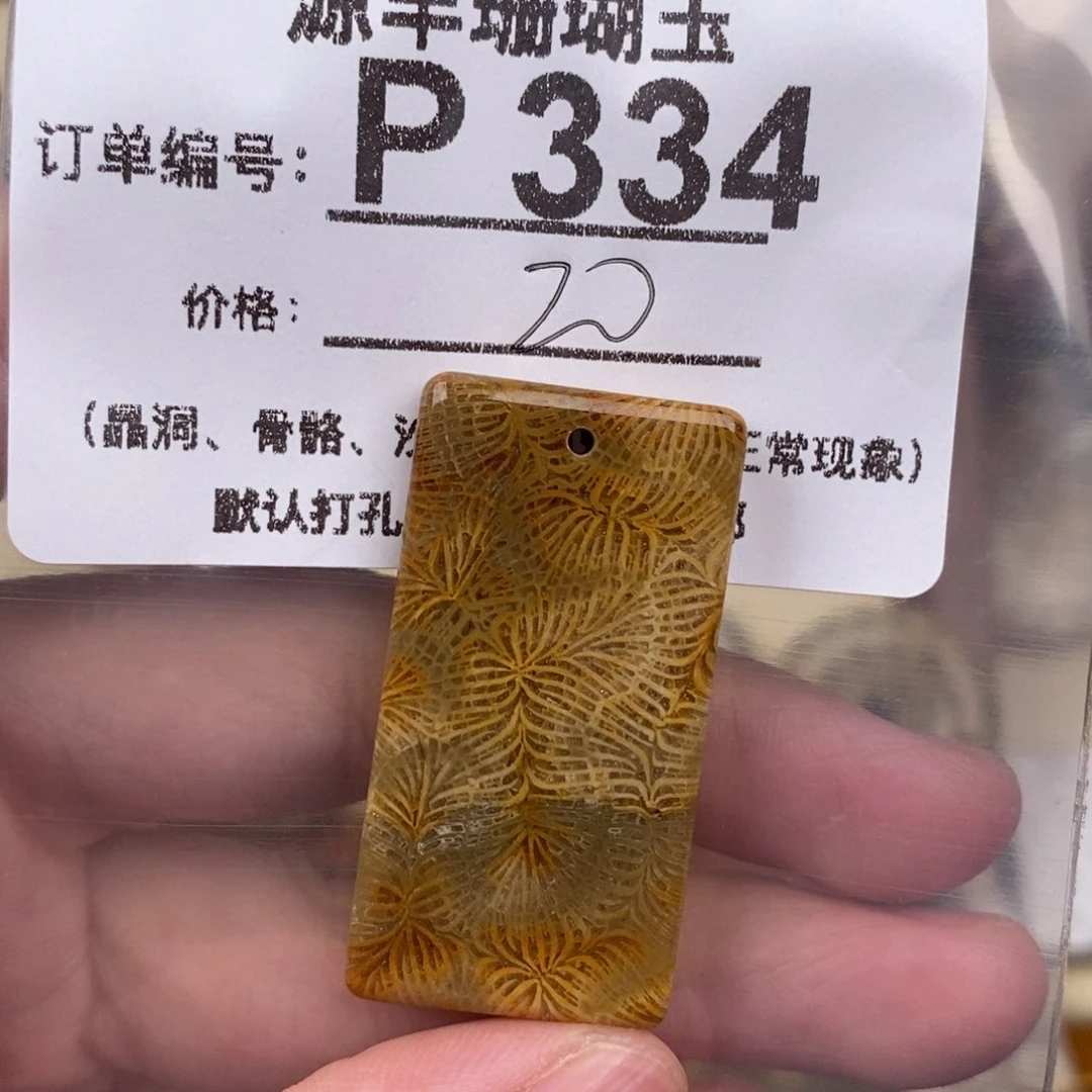 硅化玉颈饰未镶嵌曹*生