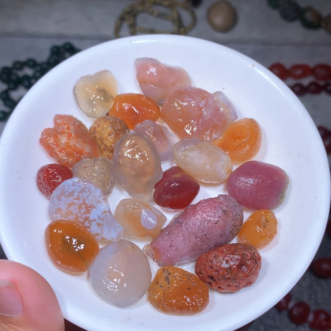 玛瑙/玉髓颈饰未镶嵌半****╲