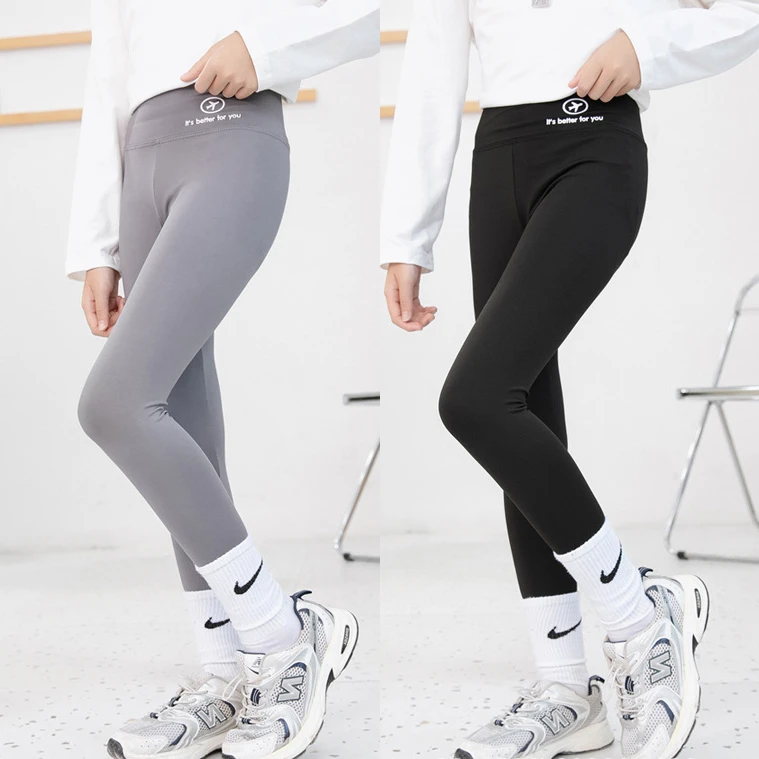 女童鲨鱼裤儿童春秋打底裤亲子中大童瑜伽裤休闲芭比裤子童装裤子