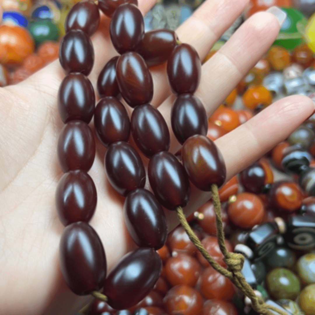 【闪购商品】玛瑙/玉髓颈饰未镶嵌故**美