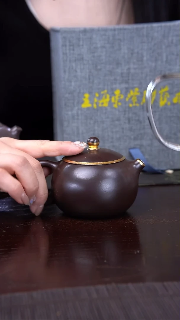 【闪购商品】紫砂28大西施描金