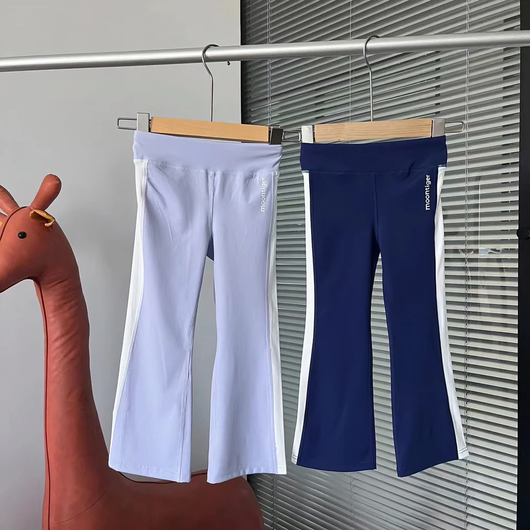 女童喇叭裤春秋款儿童长裤紧身微喇户外运动裤显瘦百搭