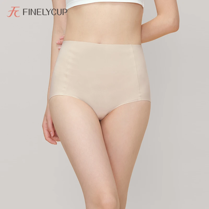 梵妳卡波女士高腰收腹抑菌平角裤舒适无痕薄款收腹裤塑身收腹裤