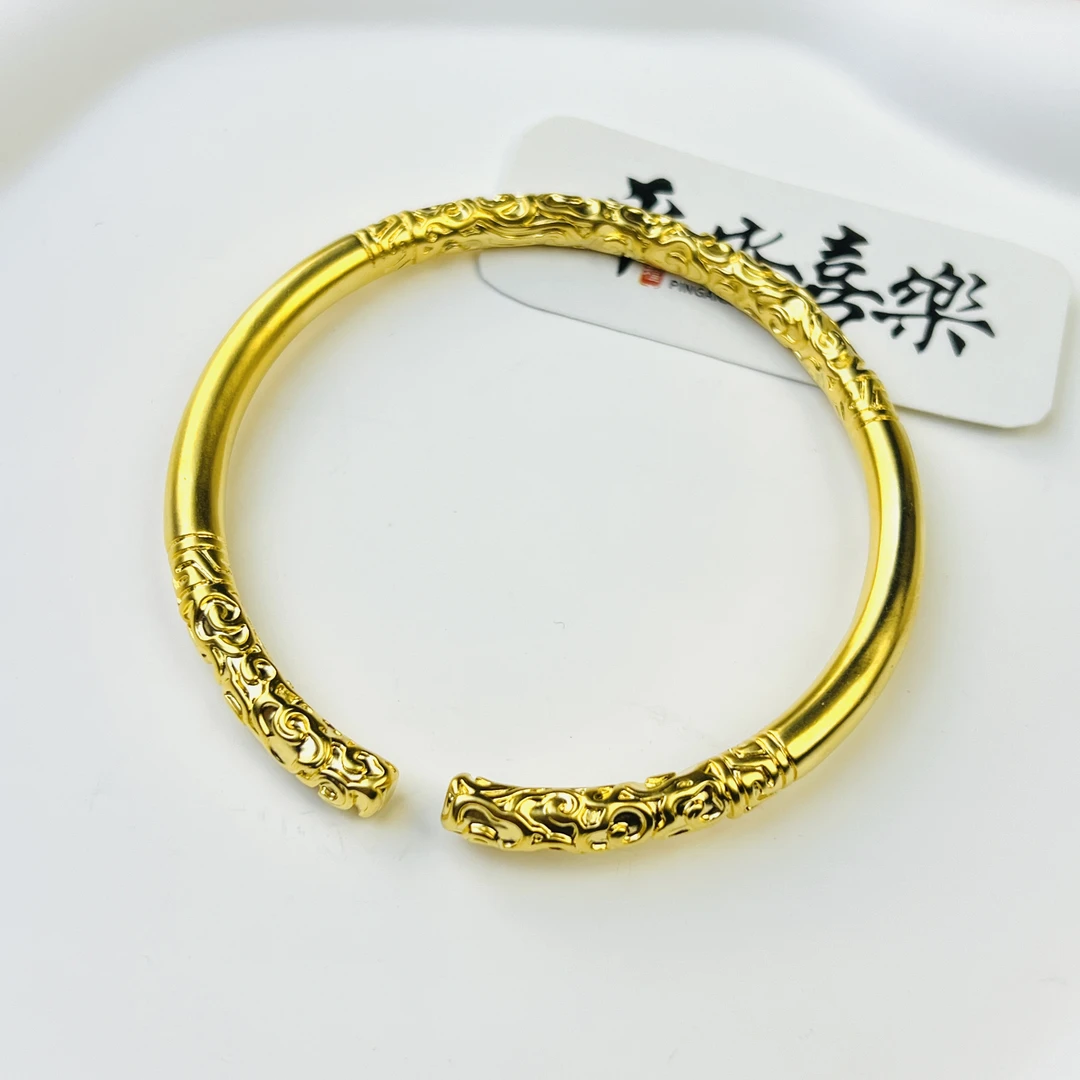 铜合金手镯 【煋火原创】升级祥云时尚百搭祥云气质手镯手工手镯