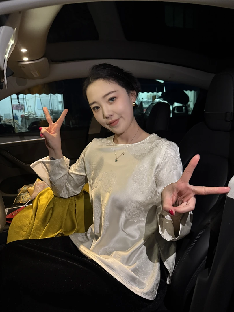 CHUNTIAN【气质提花玫瑰打底】李李新中式圆领袖口花打底背心