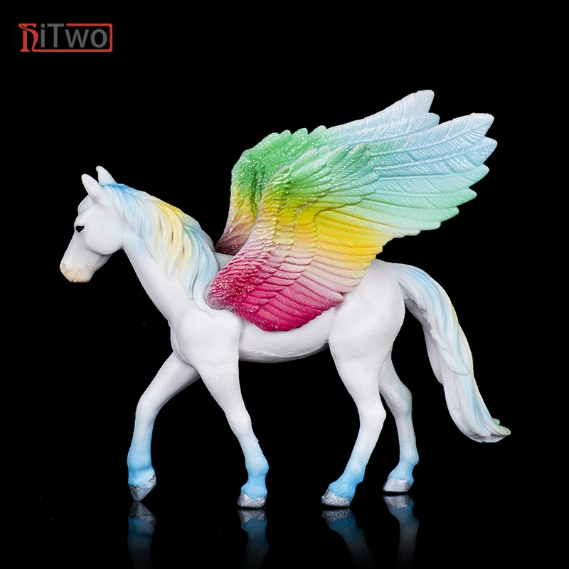 仿真神话动物魔幻神兽精灵马独角兽天马飞马模型儿童认知玩具礼物