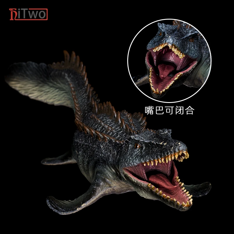 仿真远古海洋生物新款猎食版沧龙大号恐龙模型儿童塑胶认知玩具男