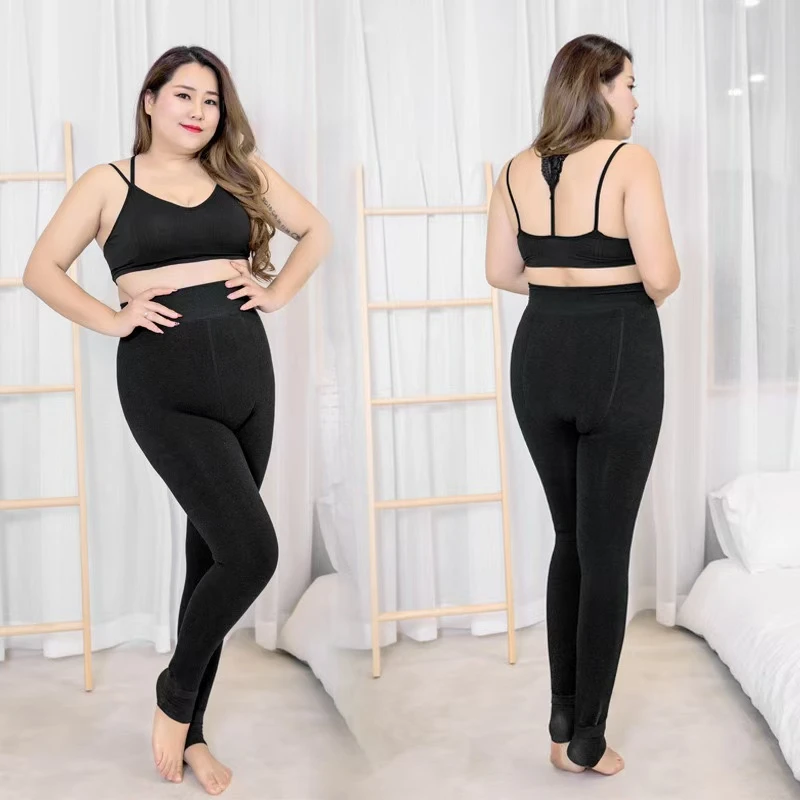 AHLIMA 大码女装2024推荐款高腰打底女士修身显瘦冬季紧身