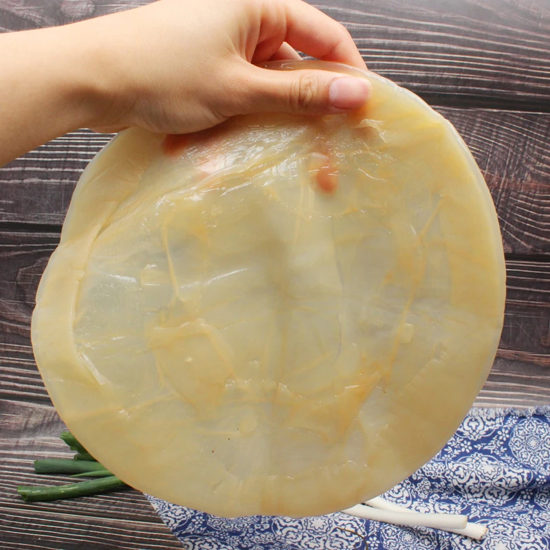 正宗提干绵蜇皮1斤袋装3斤/5斤桶装去红衣白皮三矾海蜇脆爽凉拌菜