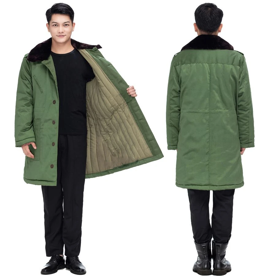 短款冬季加厚老式大军衣棉大衣冷库防寒服保暖棉大衣中长棉袄防冻