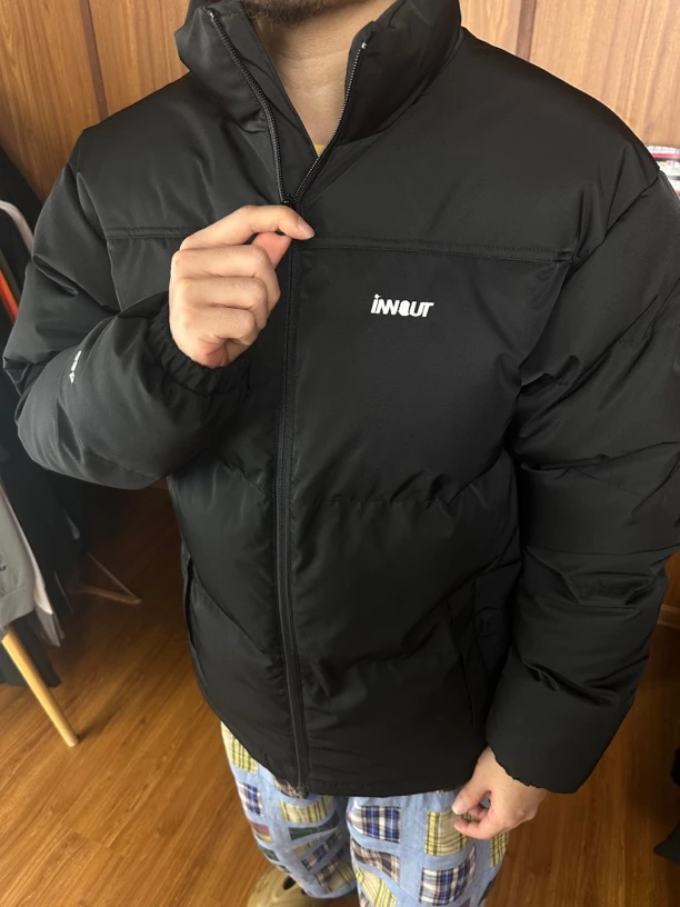 iNNOUT LAB冬季新款保暖棉衣男加厚外套运动休闲棉服宽松短款潮流