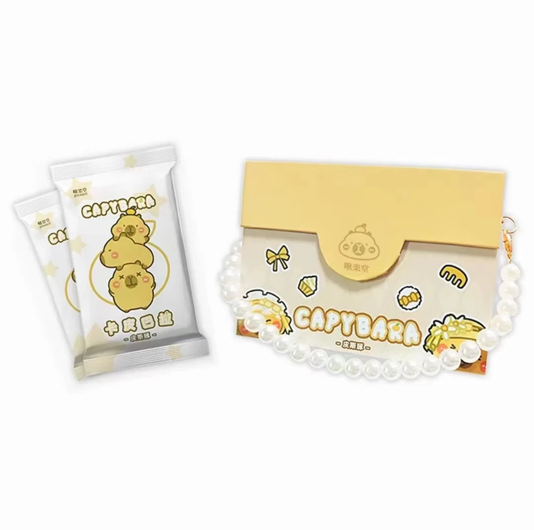 【卡皮巴拉】啾楽堂 卡皮巴拉-皮斯豚 正版原创 收藏卡牌