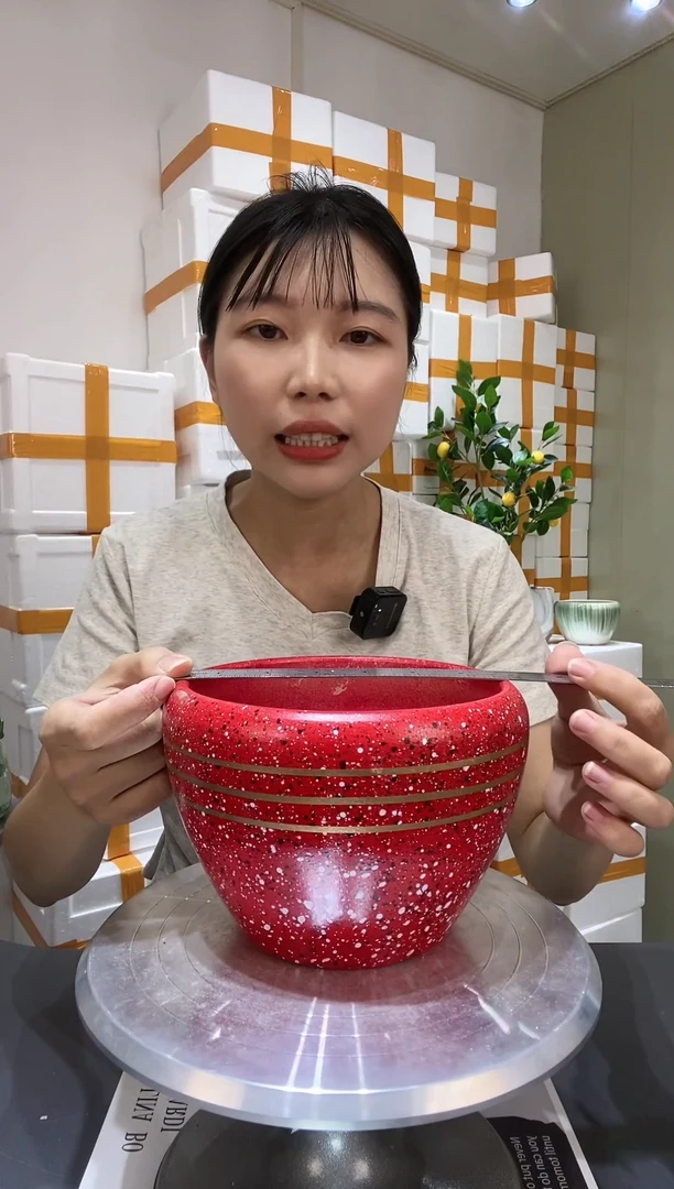 【闪购商品】陶瓷20CM（含）-50CM（不含）斑点红红