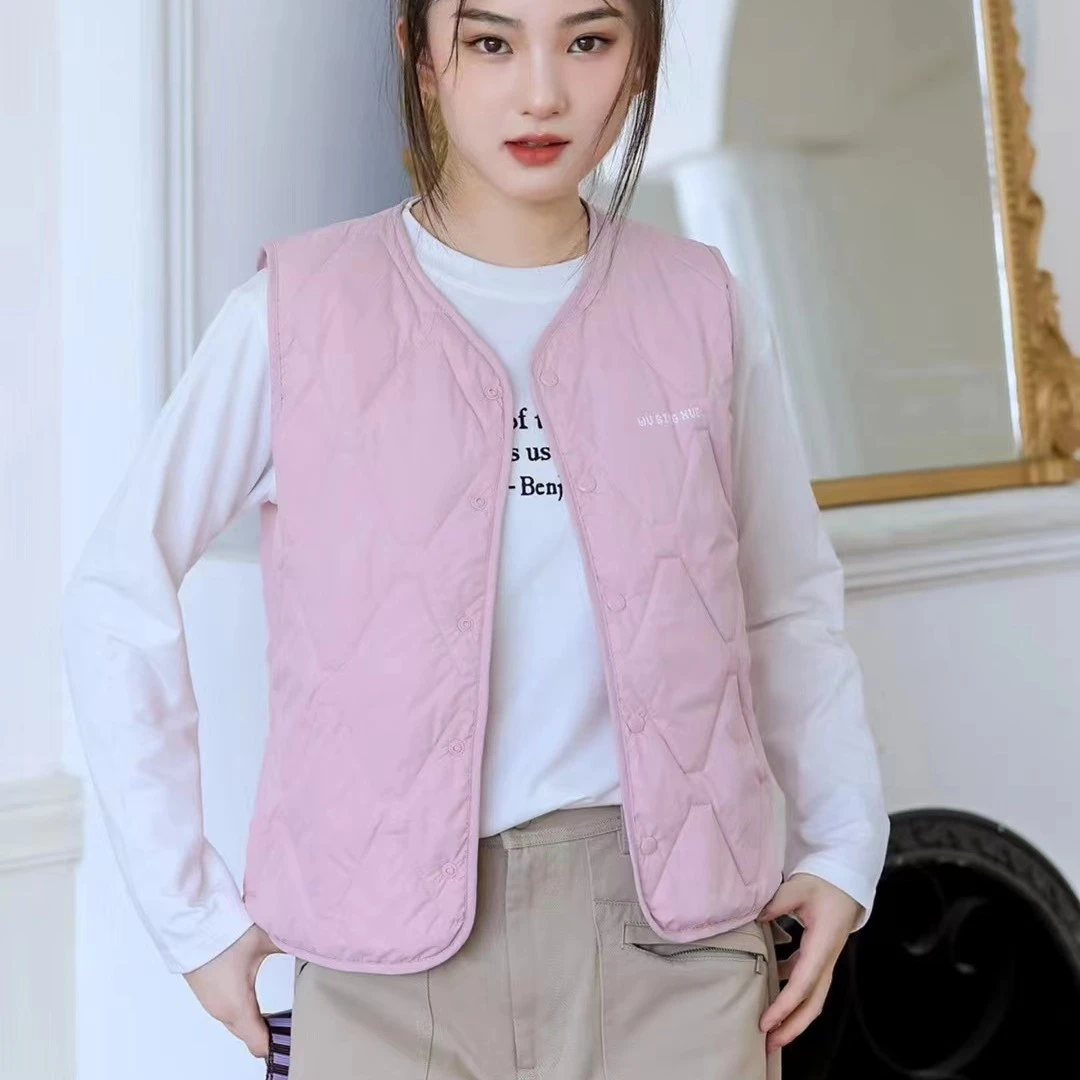 秋冬新款马甲内胆学生款内搭轻薄透气柔软男女同款保暖