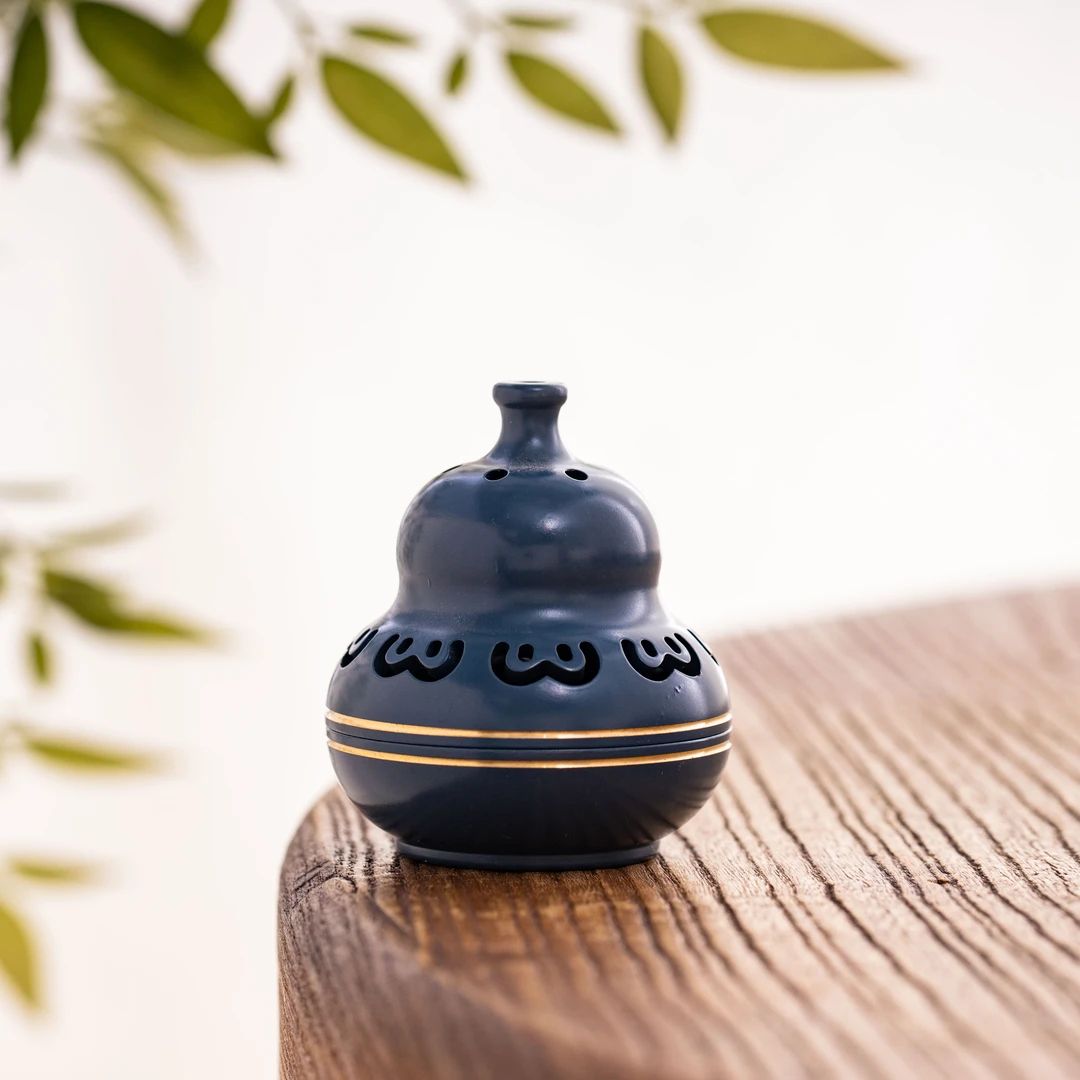 蜂鸟工坊 文创系列 铜器 富贵铜葫芦香炉  WCCTXC035 WCCTXC006