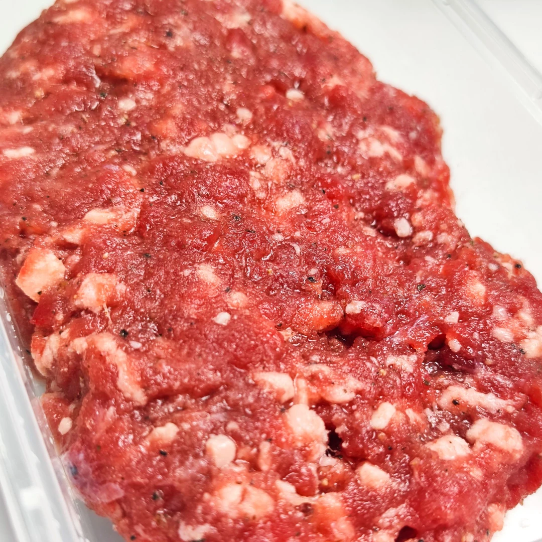 【免治牛肉饼】食草大养足五年新鲜牛肉制作手工牛肉饼汉堡肉饼