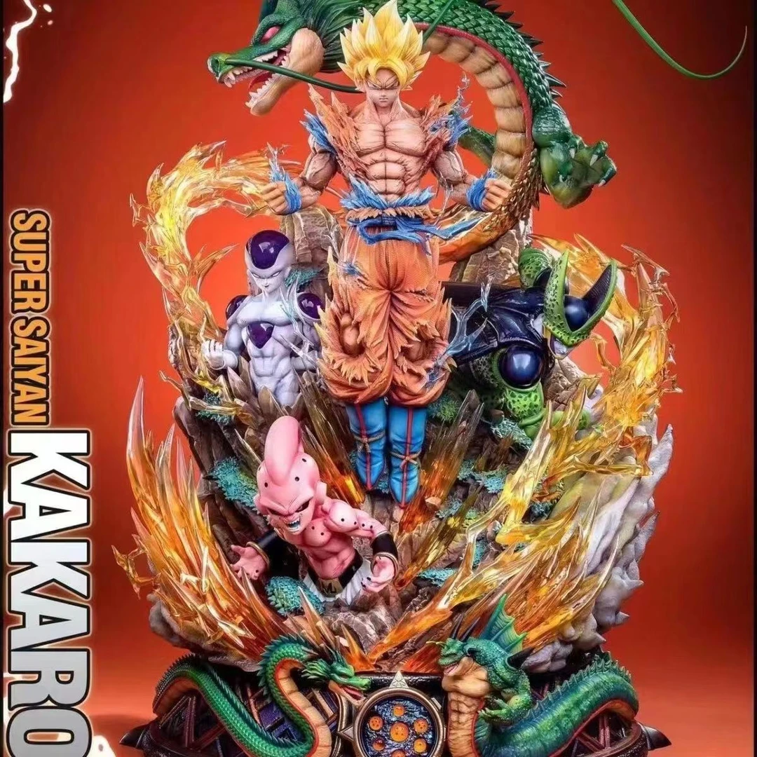 七龙珠 GK HuBen 悟空神龙超级赛亚人弗利萨沙鲁布欧手办模型摆件