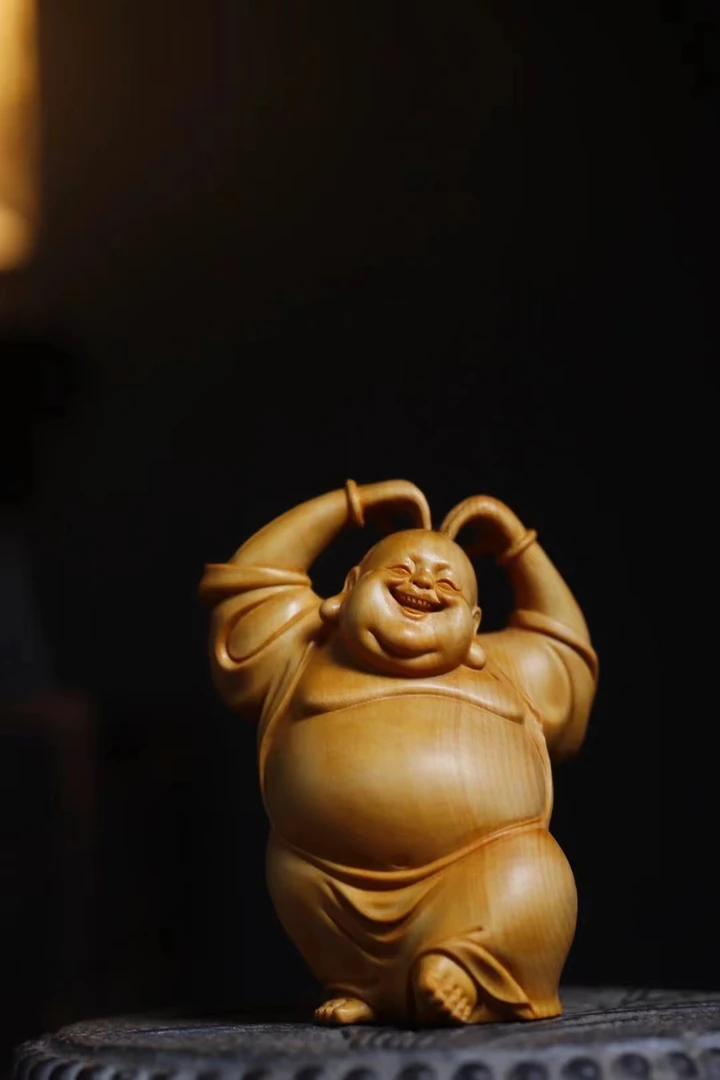 小叶黄杨木 笑佛