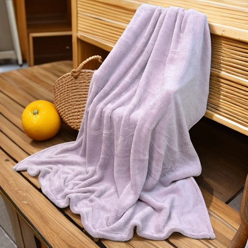 【香芋紫微瑕版】220*240加厚双面北极绒毛毯多功能休闲毯睡毯奶绒