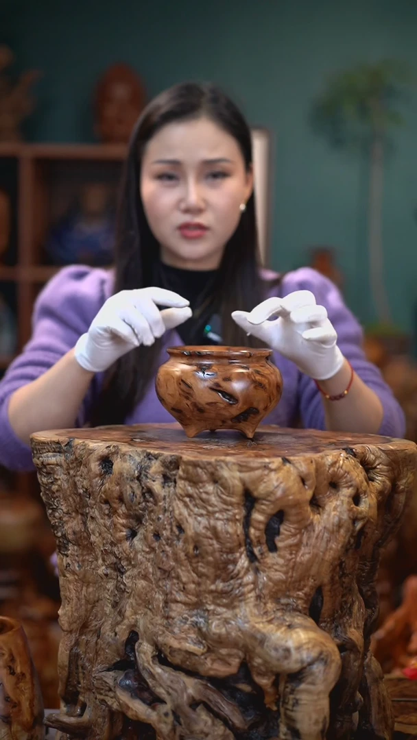 【闪购商品】枣木雷击枣木香炉