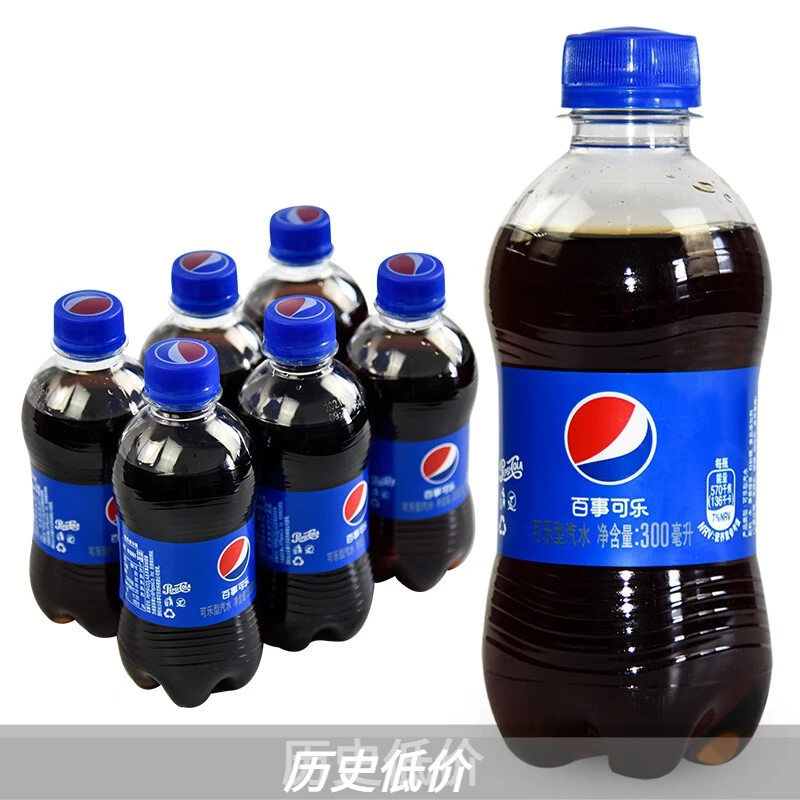 可乐300mlPET*6瓶碳酸饮料迷你瓶小可乐汽水