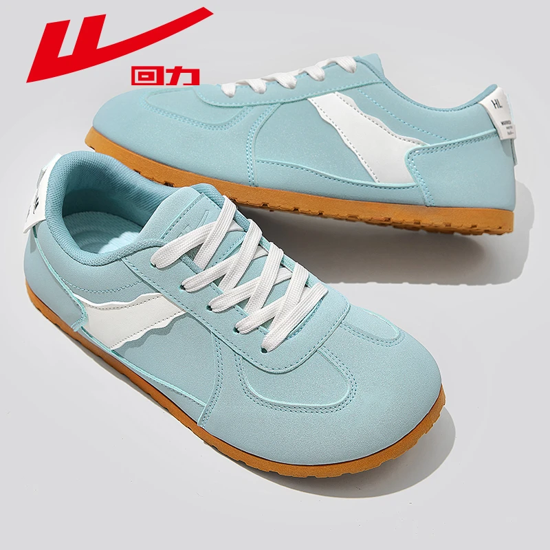 回力女鞋复古德训鞋2025秋季休闲运动鞋板鞋平底小白鞋阿甘鞋2076