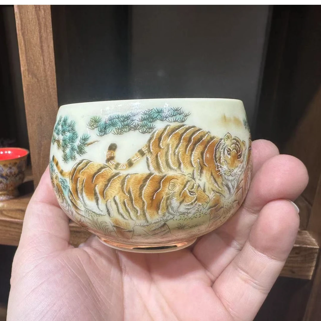 虎头杯喝茶喝水杯b〈无礼盒〉